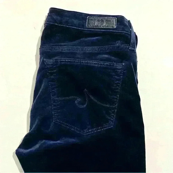 AG Adriano Goldschmied Pants Velour The Legging Womens 26” Waist - Picture 1 of 13